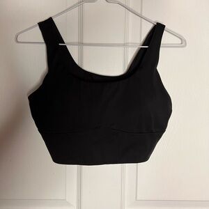 Black gymshark sports bra